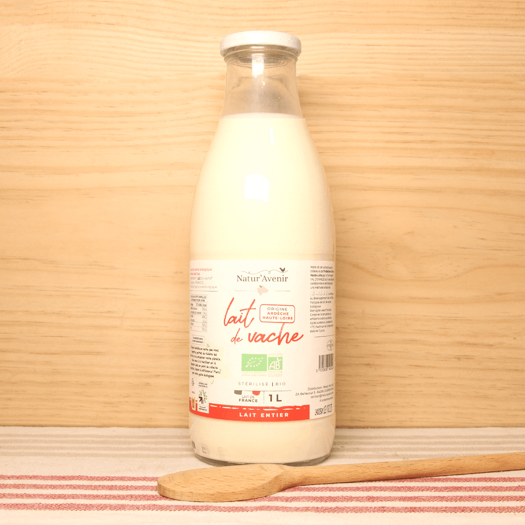 Lait entier stérilisé BIO - 1L Natur'Avenir vrac-zero-dechet-ecolo-balma-gramont