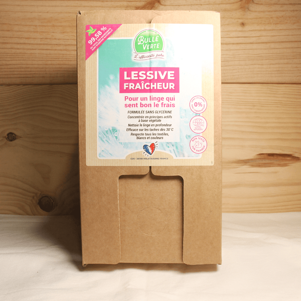 Lessive liquide fraîcheur écologique - BIB 10L Bulle Verte vrac-zero-dechet-ecolo-balma-gramont