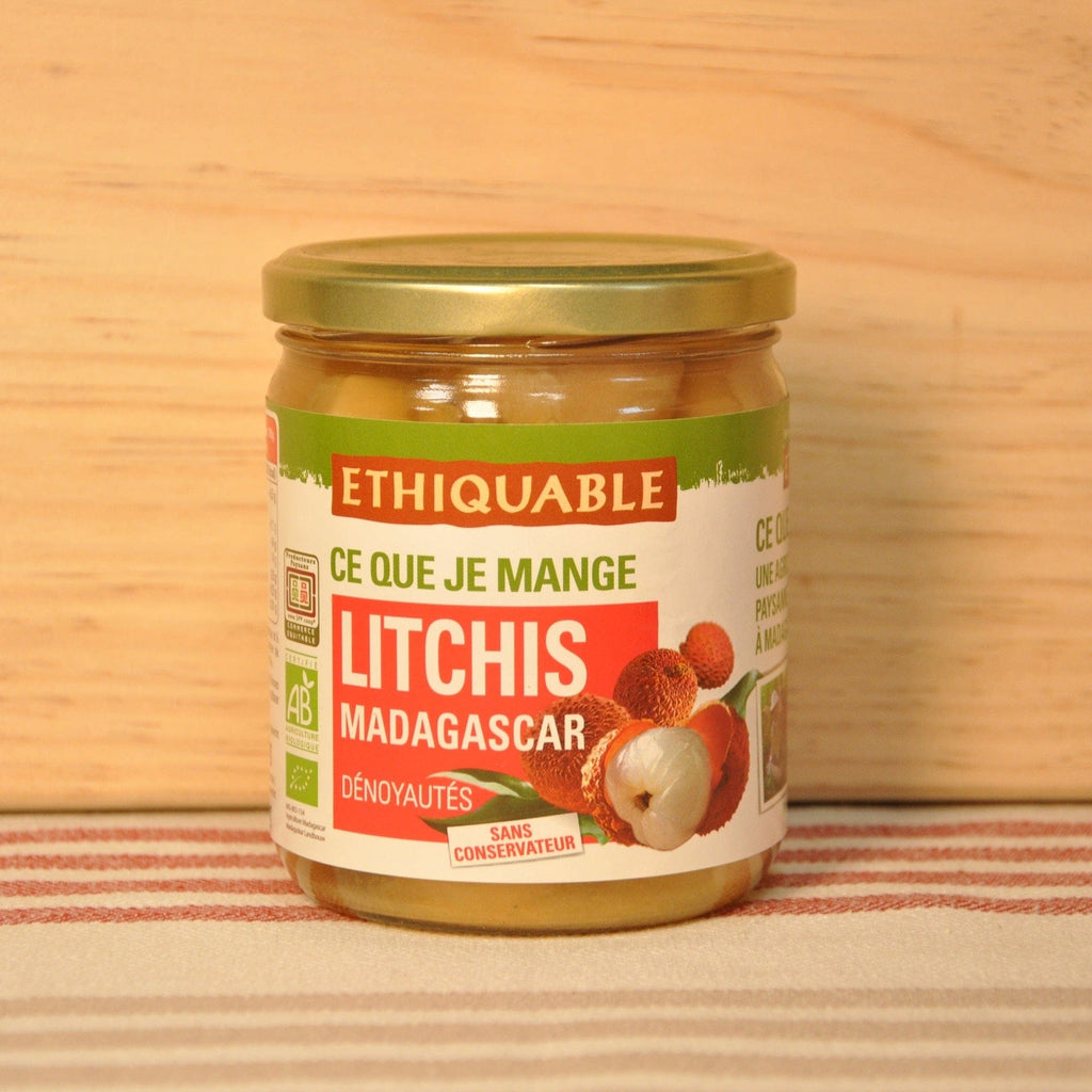 Litchis dénoyautés BIO - 260g net égoutté - ANTIGASPI Ethiquable vrac-zero-dechet-ecolo-balma-gramont