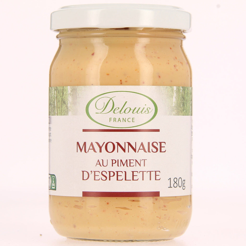 Mayonnaise au piment d'Espelette BIO - 180g Delouis vrac-zero-dechet-ecolo-balma-gramont