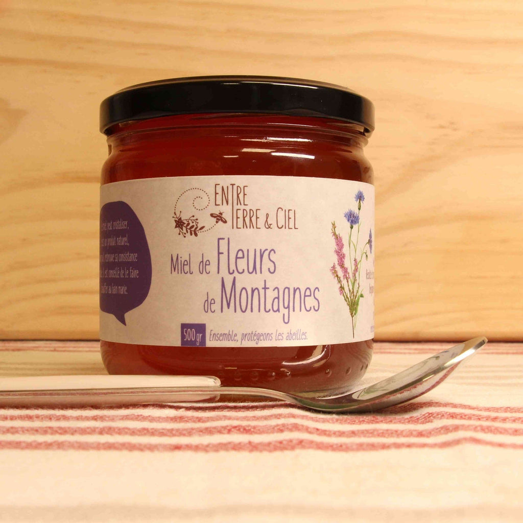 Miel de fleurs de montagne - 500g GAEC entre terre et ciel vrac-zero-dechet-ecolo-balma-gramont