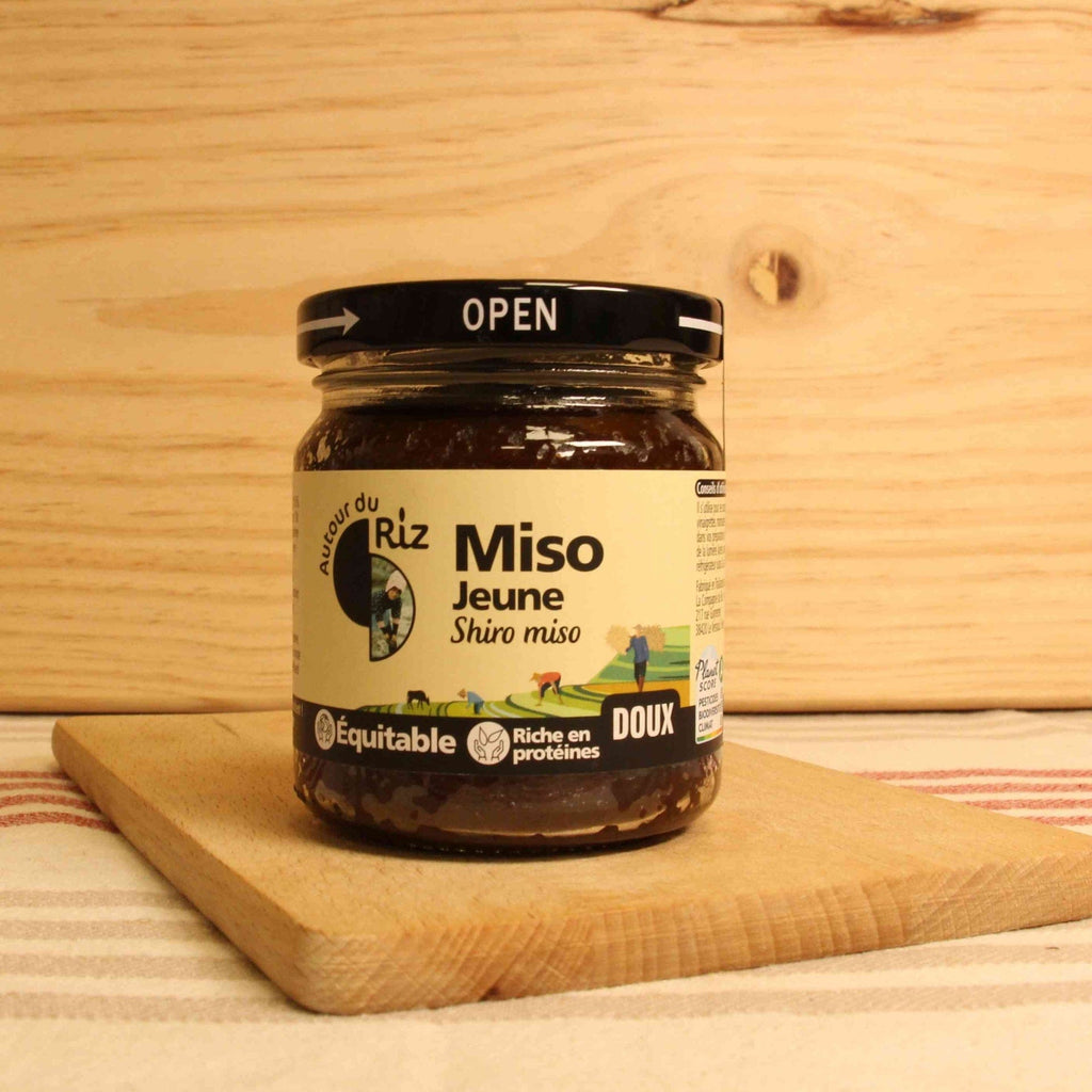 Miso jeune Shiro miso pasteurisé - 200g Autour du riz vrac-zero-dechet-ecolo-balma-gramont