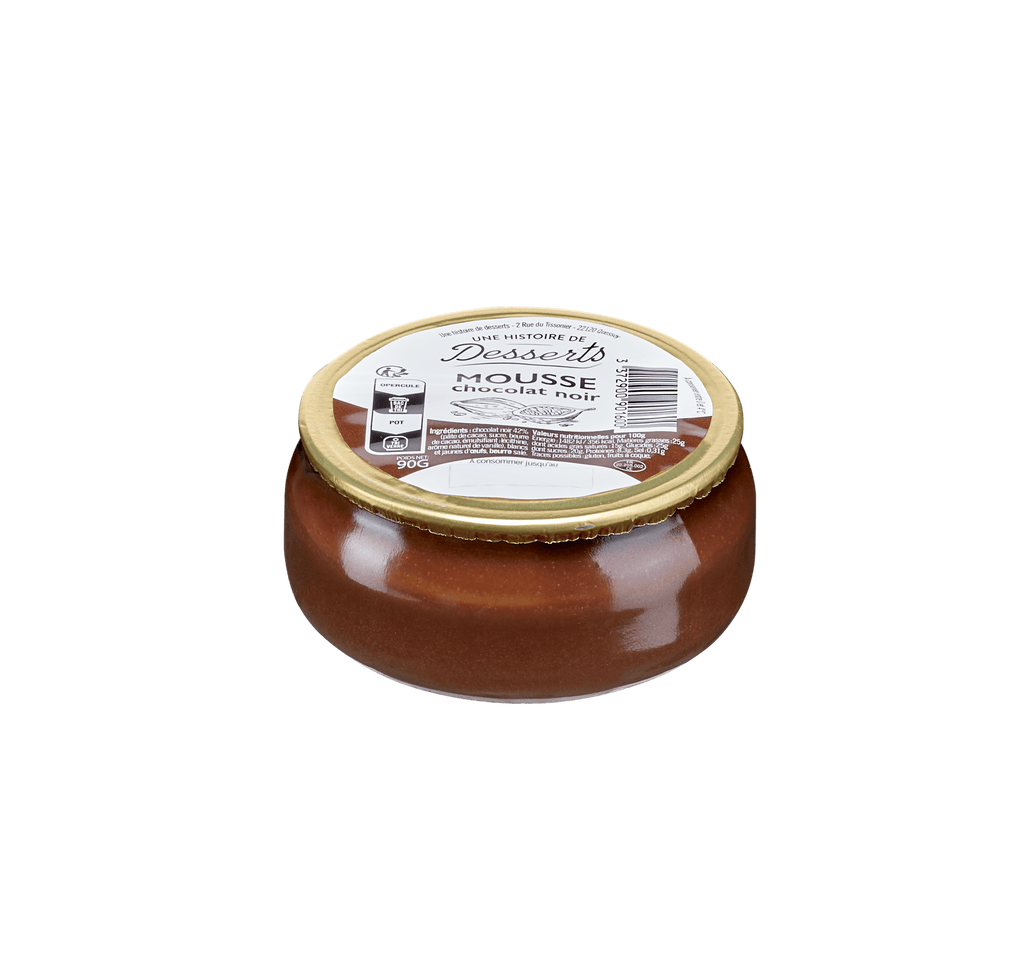 Mousse au chocolat noir - 90g Une histoire de desserts - Marie Morin vrac-zero-dechet-ecolo-balma-gramont