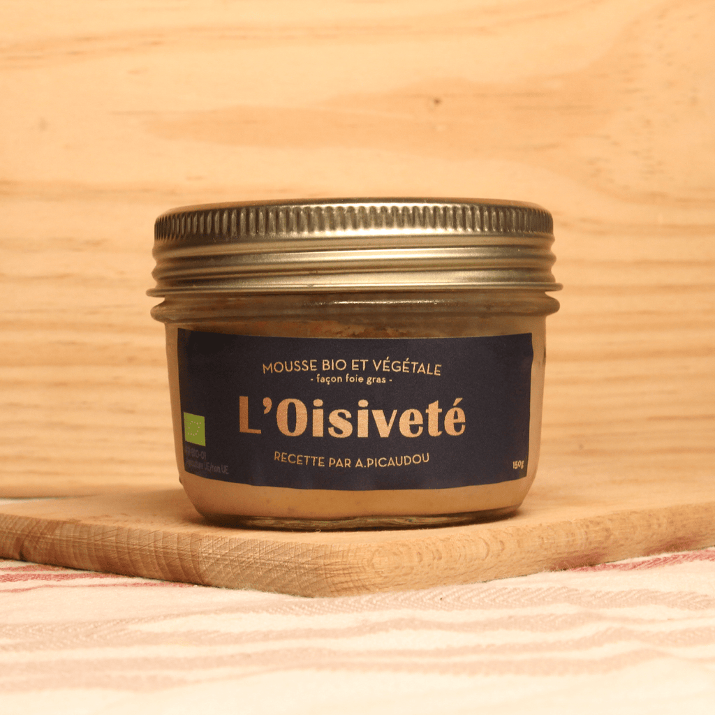 Mousse végétale façon foie gras BIO - 150g L'Oisiveté vrac-zero-dechet-ecolo-balma-gramont