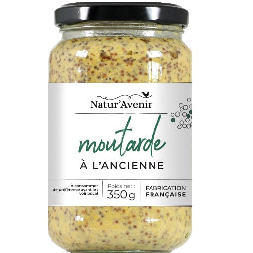 Moutarde à l'ancienne BIO - 350g Natur'Avenir vrac-zero-dechet-ecolo-balma-gramont