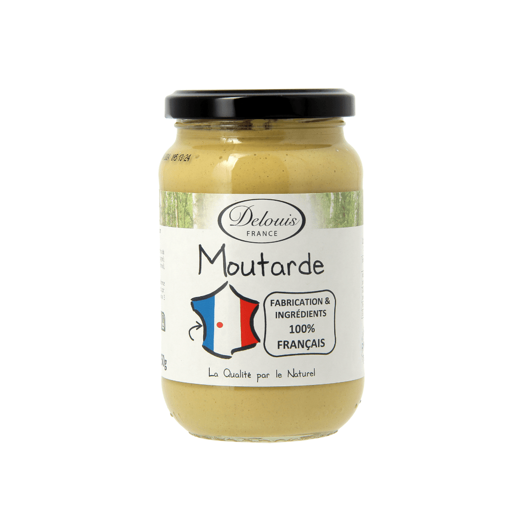 Moutarde de Dijon 100% origine France - 350g Delouis vrac-zero-dechet-ecolo-balma-gramont