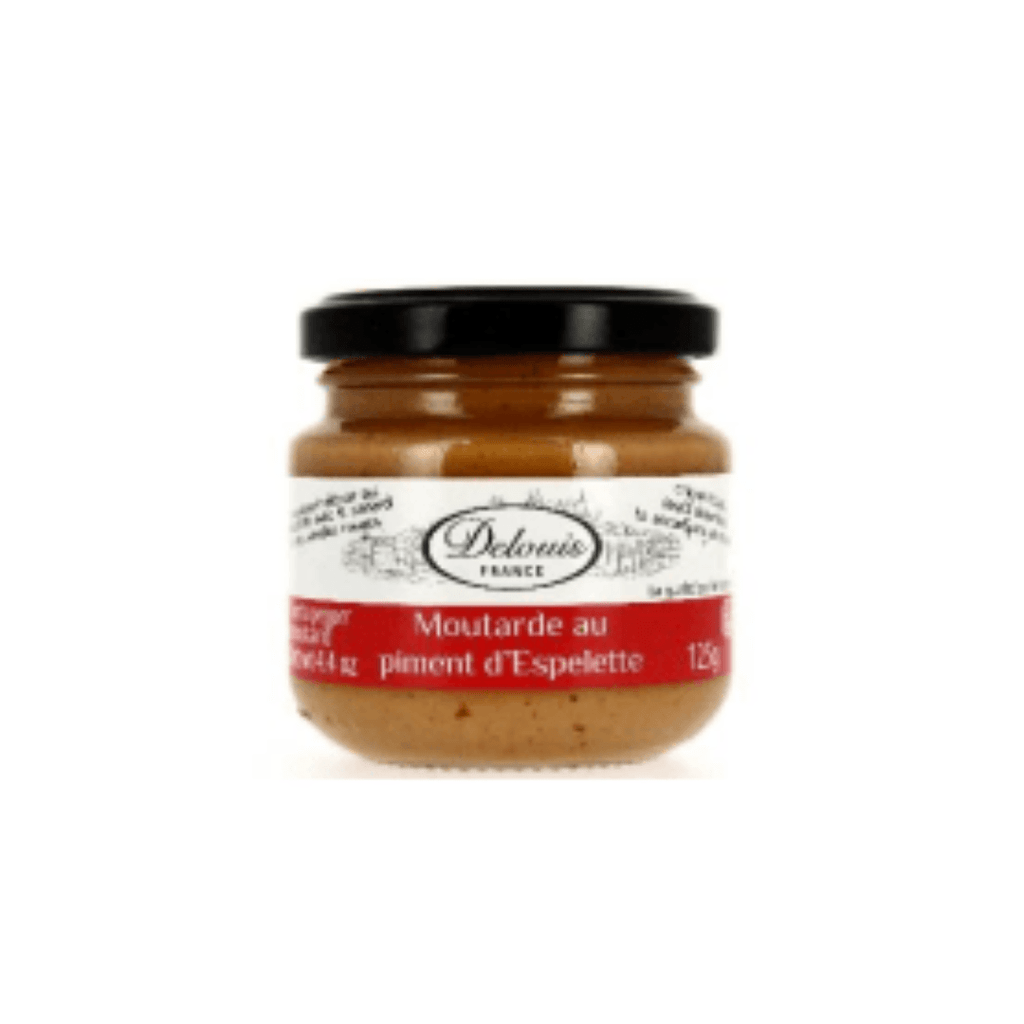 Moutarde piment d'Espelette AOP - 125g - ANTIGASPI Delouis vrac-zero-dechet-ecolo-balma-gramont