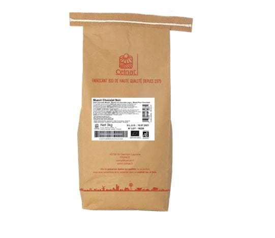 Muesli au chocolat BIO - 3kg Celnat vrac-zero-dechet-ecolo-balma-gramont