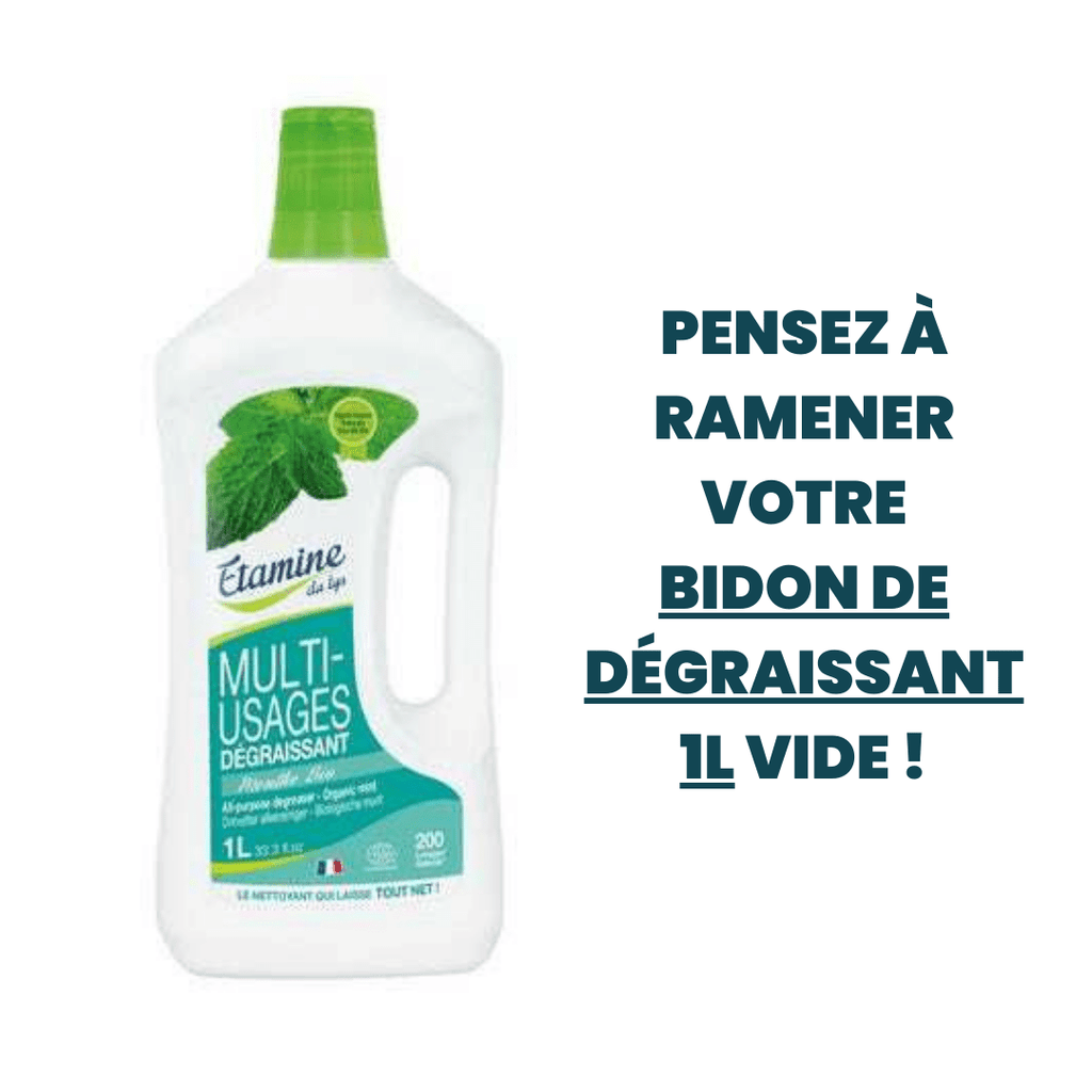 Multi-usage dégraissant concentré RECHARGE - 1L Etamine du Lys vrac-zero-dechet-ecolo-balma-gramont