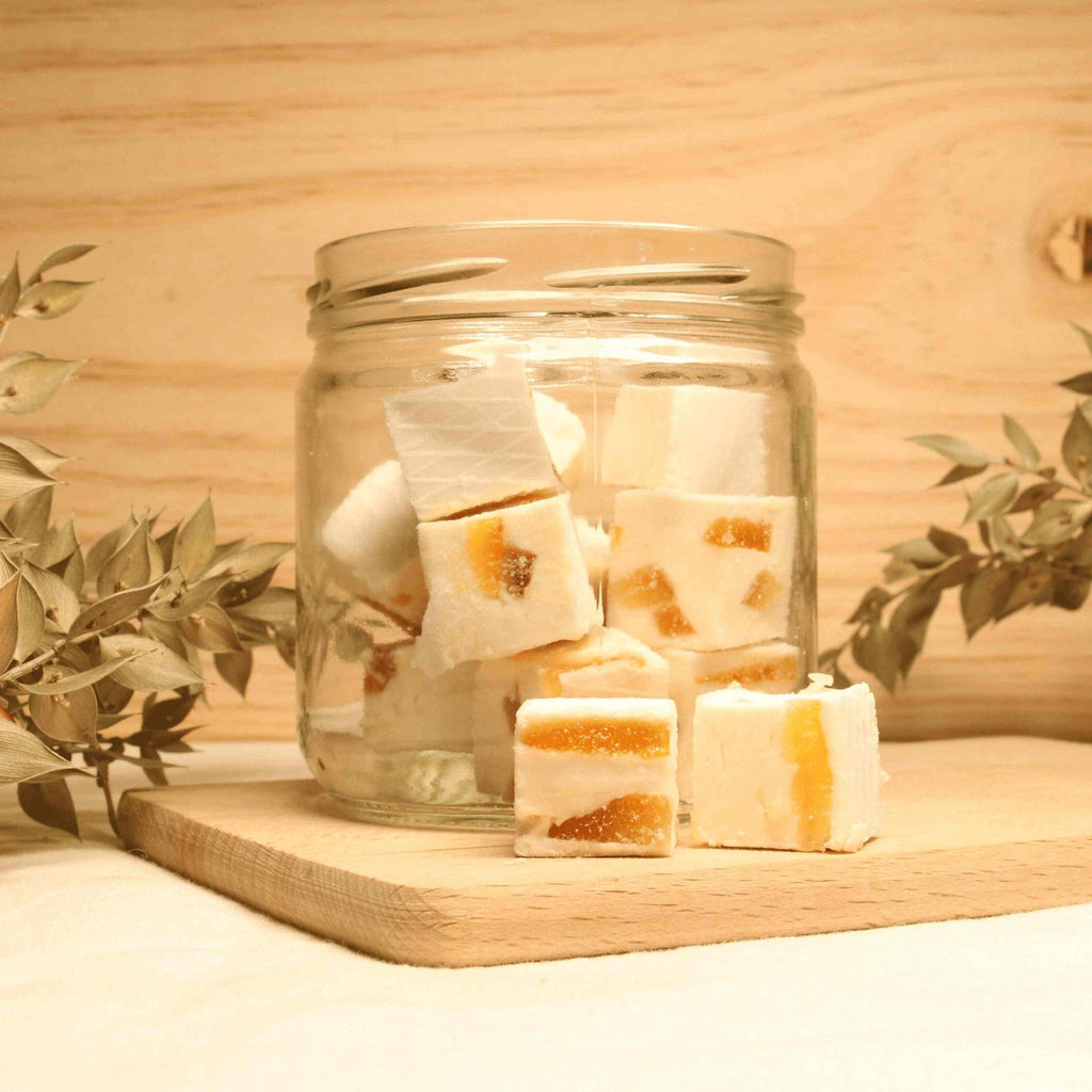 Nougats tendres aux écorces d'orange - 150g - ANTIGASPI Les 3 Abeilles vrac-zero-dechet-ecolo-balma-gramont