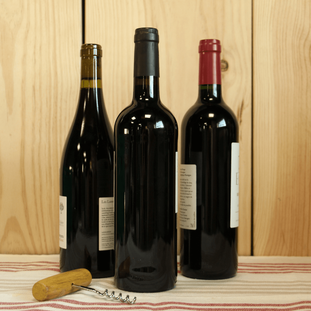 Pack surprise - Vin rouge - 3 vins (2+1 offerts) Le Drive tout nu vrac-zero-dechet-ecolo-balma-gramont