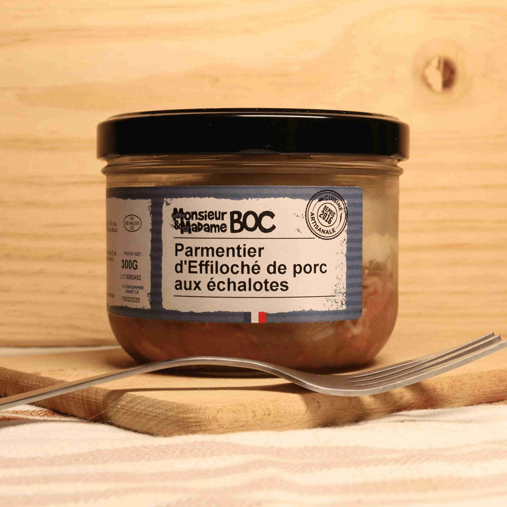 Parmentier d'effiloché de porc aux échalotes - 320g La Centrale du Bocal vrac-zero-dechet-ecolo-balma-gramont