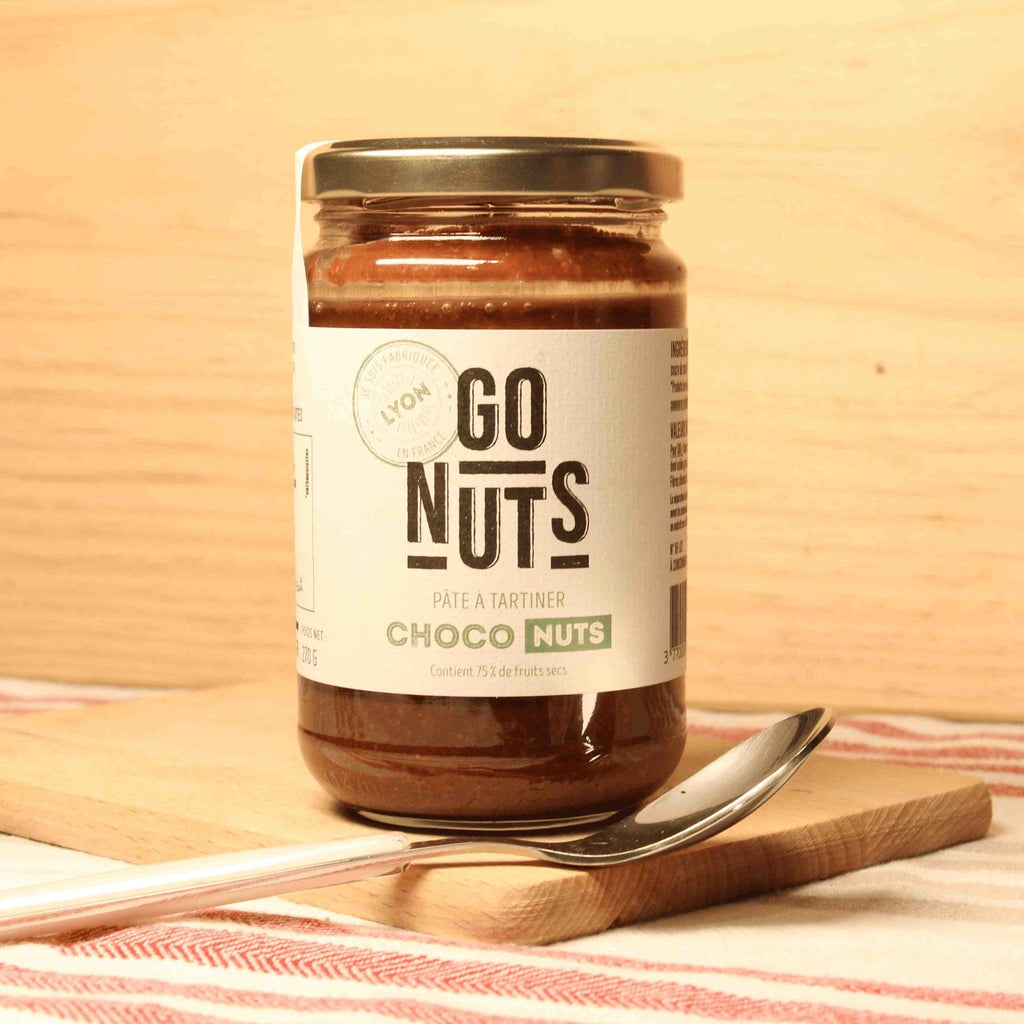 Pâte à tartiner choco-nuts (75% de fruits secs) BIO - 270g Go Nuts vrac-zero-dechet-ecolo-balma-gramont