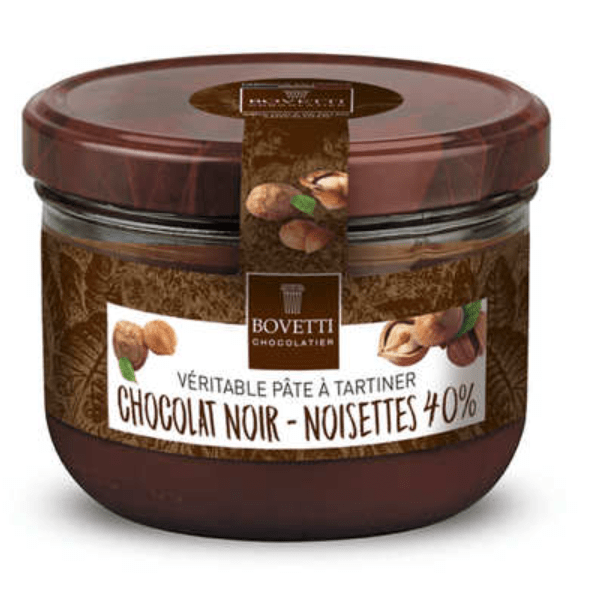 Pâte à tartiner chocolat noisette - 350g BOVETTI Chocolatier vrac-zero-dechet-ecolo-balma-gramont