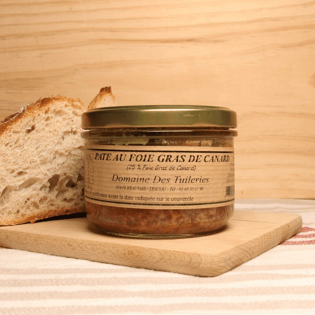 Pâté avec 25 % foie gras - 120g Domaine des Tuileries vrac-zero-dechet-ecolo-balma-gramont