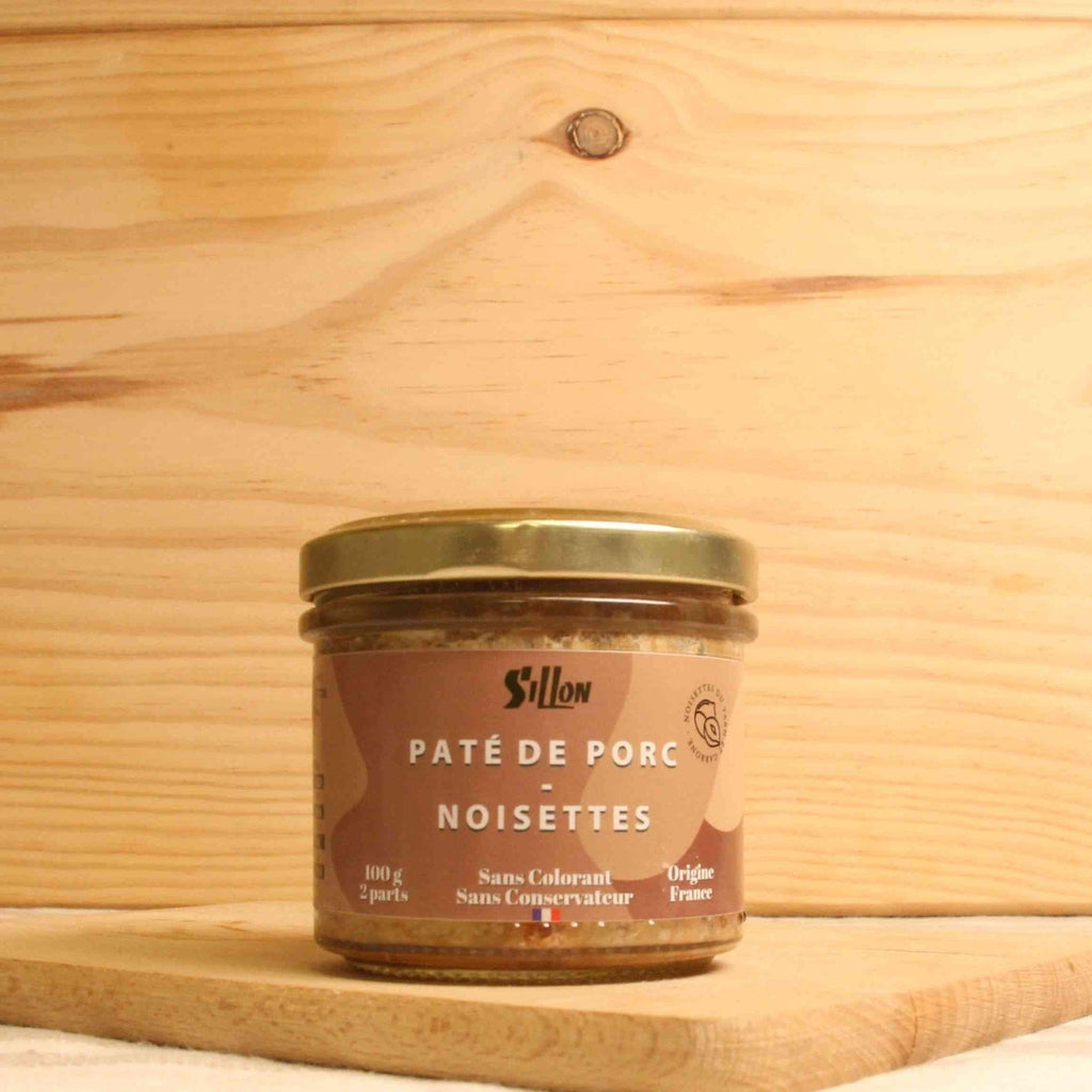 Pâté de campagne aux noisettes - 100g Conserverie Sillon vrac-zero-dechet-ecolo-balma-gramont