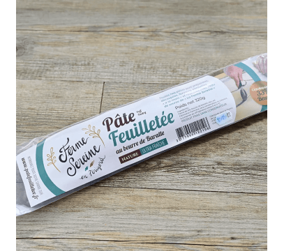 Pâte feuilletée pur beurre en rouleaux - 320 g - ANTIGASPI Ferme Sereine vrac-zero-dechet-ecolo-balma-gramont