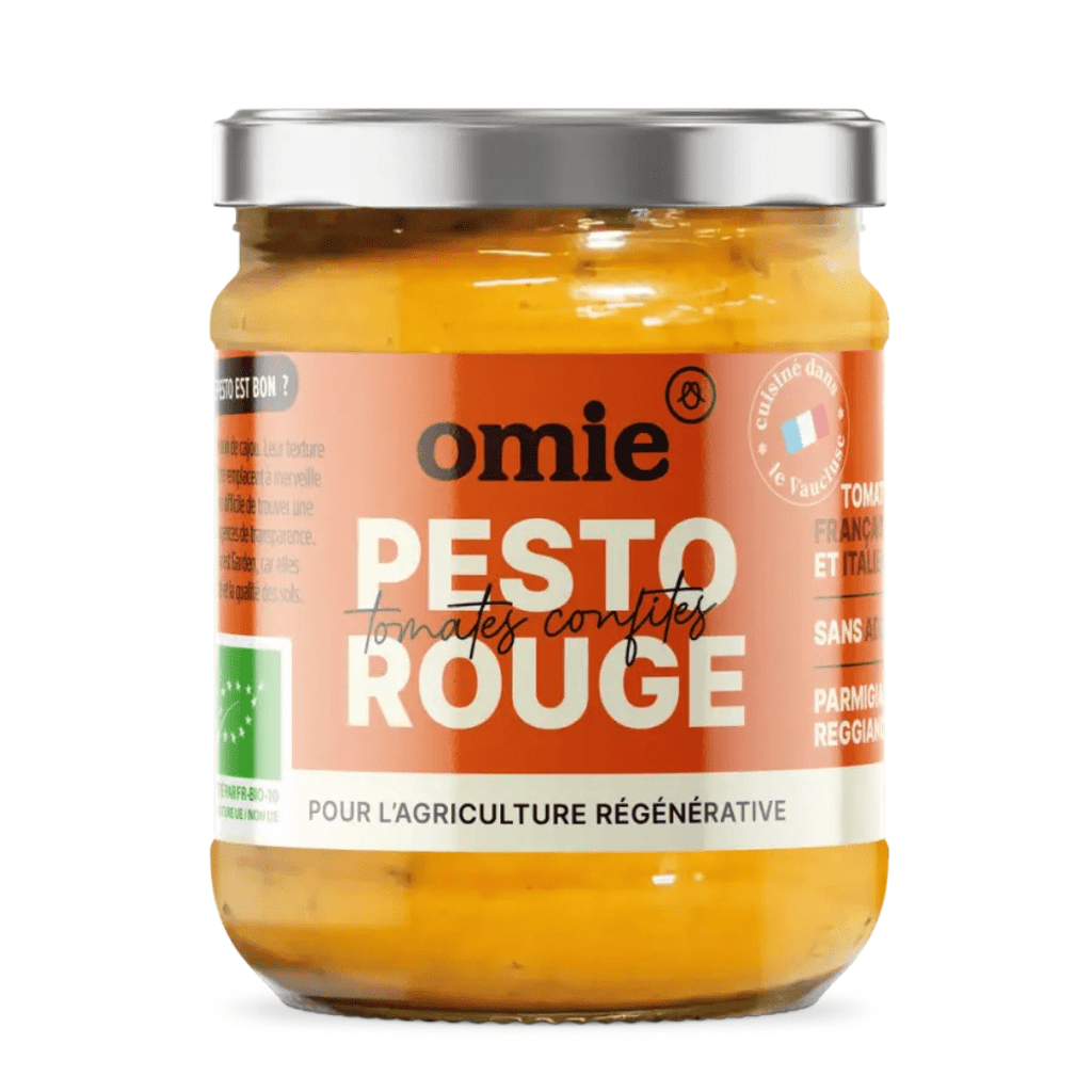 Pesto rouge BIO - 190g Omie vrac-zero-dechet-ecolo-balma-gramont