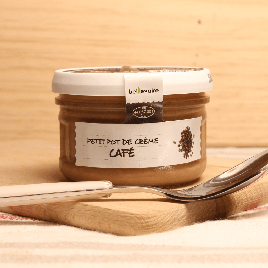 Petit pot crème café- 100g Beillevaire vrac-zero-dechet-ecolo-balma-gramont
