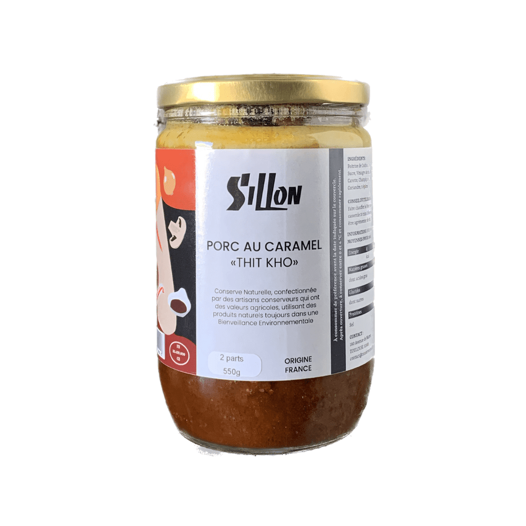 Porc au caramel Thit kho - 560g Conserverie Sillon vrac-zero-dechet-ecolo-balma-gramont