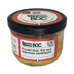 Poulet thaï, riz aux légumes asiatiques - 300g La Centrale du Bocal vrac-zero-dechet-ecolo-balma-gramont