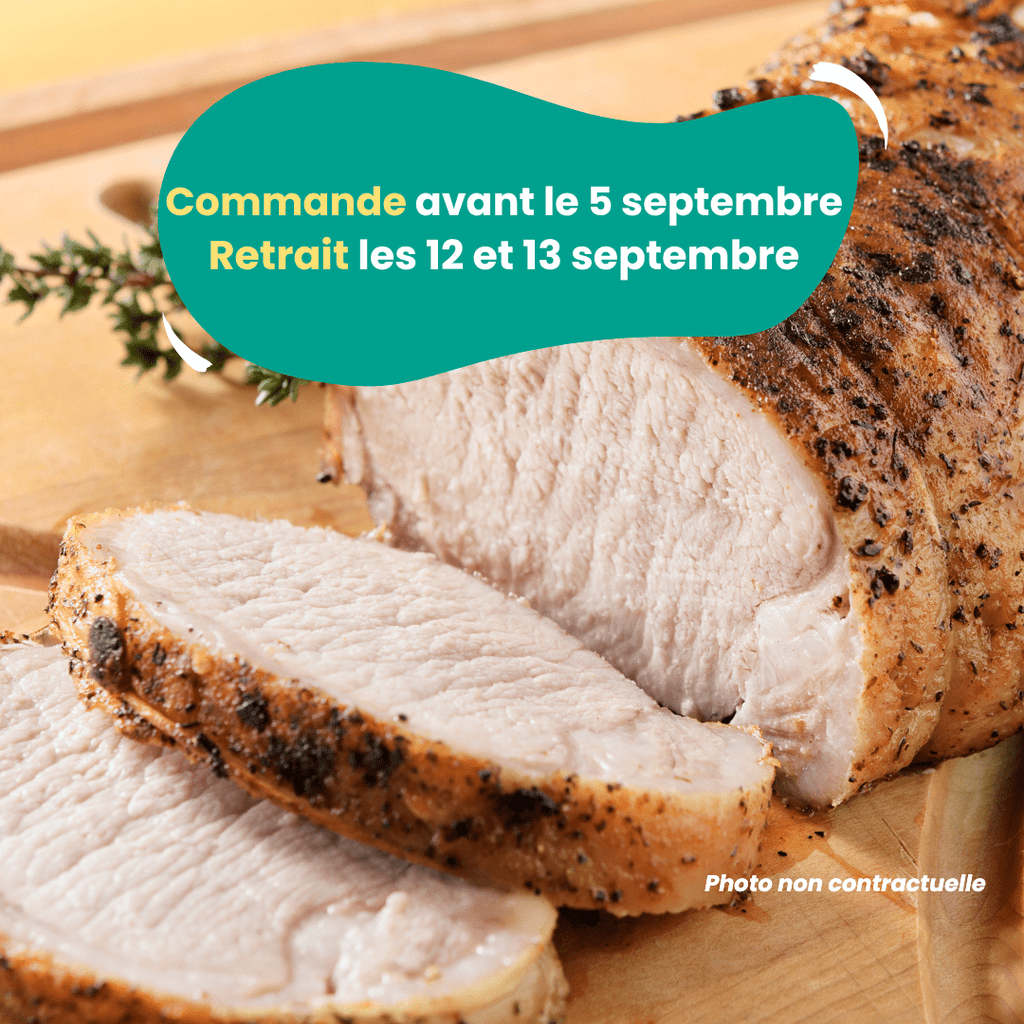 PRÉCOMMANDE AVEC ACOMPTE - Rôti de Porc (1kg à 1,5 kg) Domaine des Tuileries vrac-zero-dechet-ecolo-balma-gramont