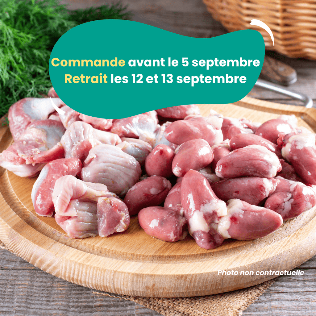 PRÉCOMMANDE Cœurs de canard (1kg) Domaine des Tuileries vrac-zero-dechet-ecolo-balma-gramont