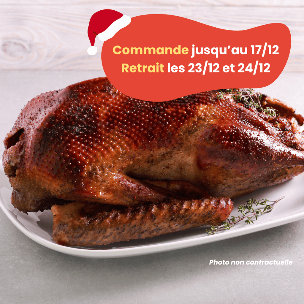 PRÉCOMMANDE Noël - ACOMPTE - Oie (3,8 à 4,8kg) Domaine des Tuileries vrac-zero-dechet-ecolo-balma-gramont