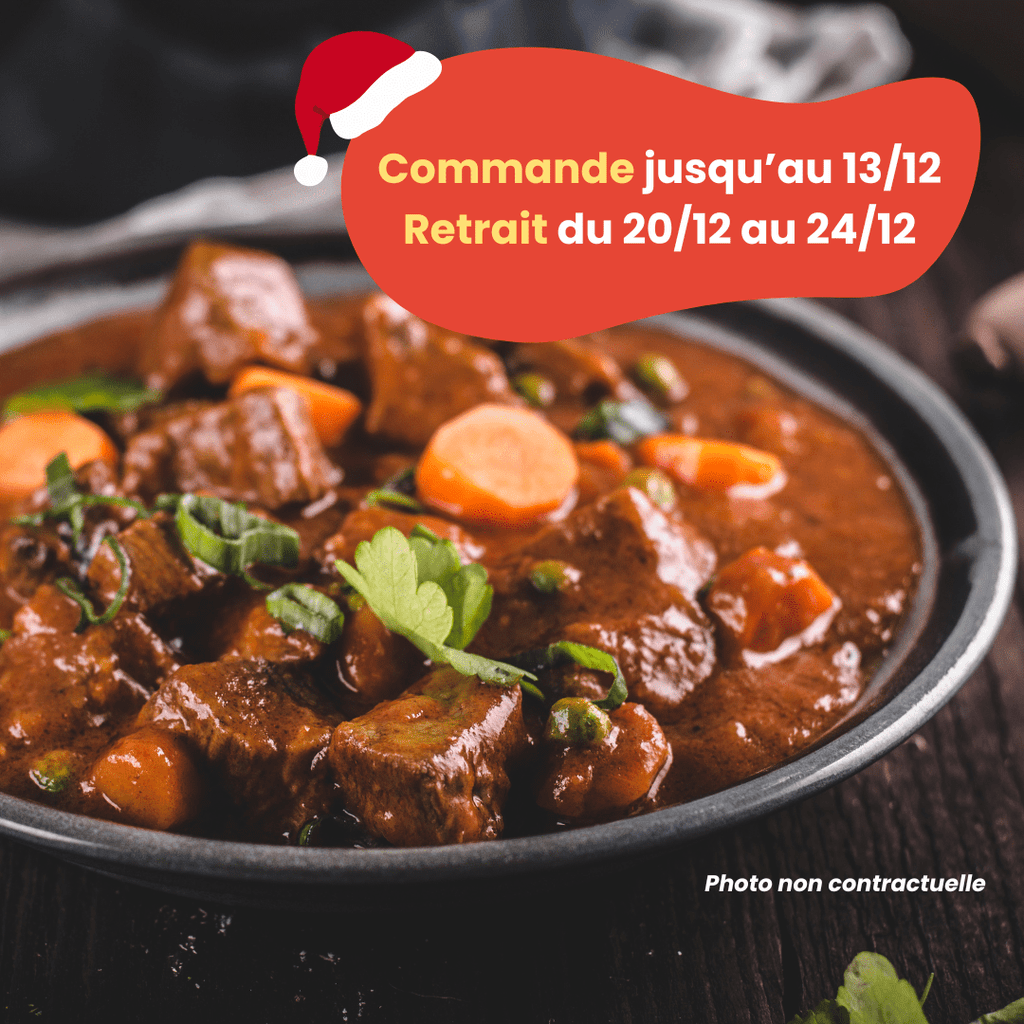 PRÉCOMMANDE Noël - Carbonade tarnaise de Boeuf (1kg) Domaine des Tuileries vrac-zero-dechet-ecolo-balma-gramont