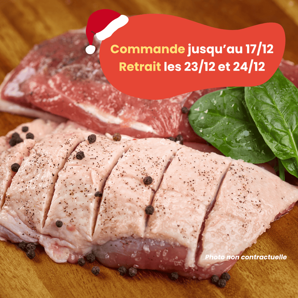 PRÉCOMMANDE Noël - Magret de Canard (à l'unité) Domaine des Tuileries vrac-zero-dechet-ecolo-balma-gramont