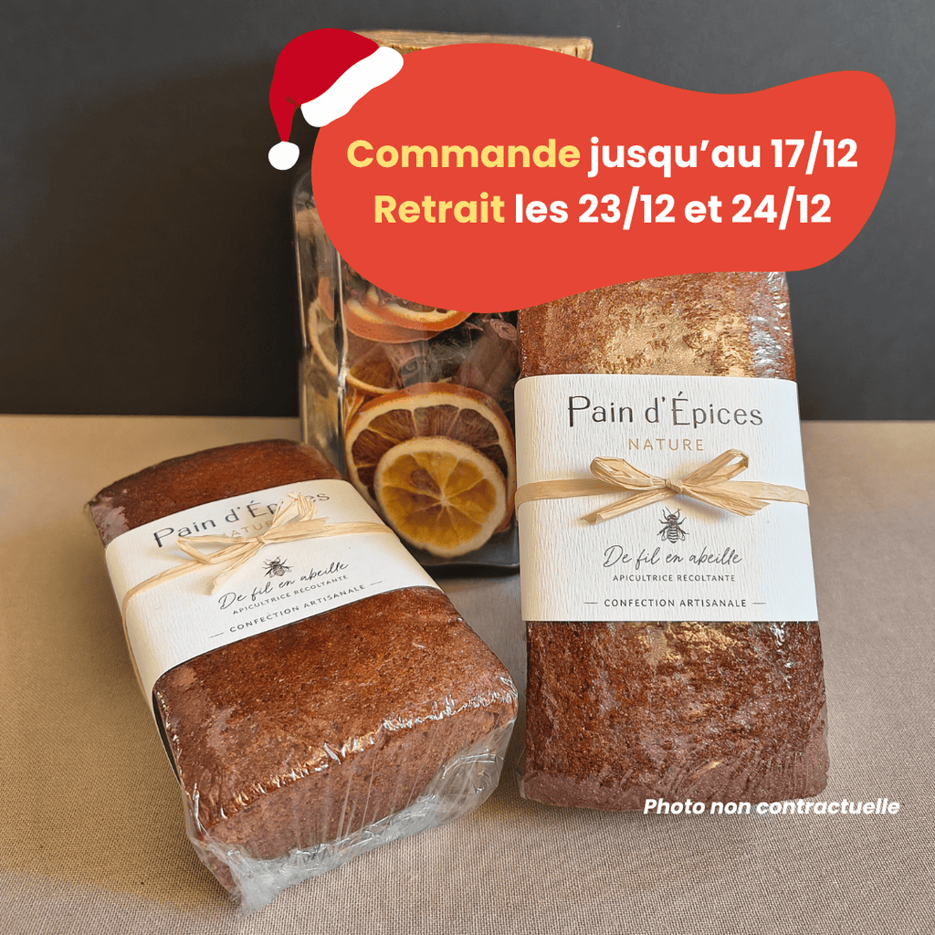 PRÉCOMMANDE Noël - Pain d'épices Nature - 260g De Fil en Abeille vrac-zero-dechet-ecolo-balma-gramont