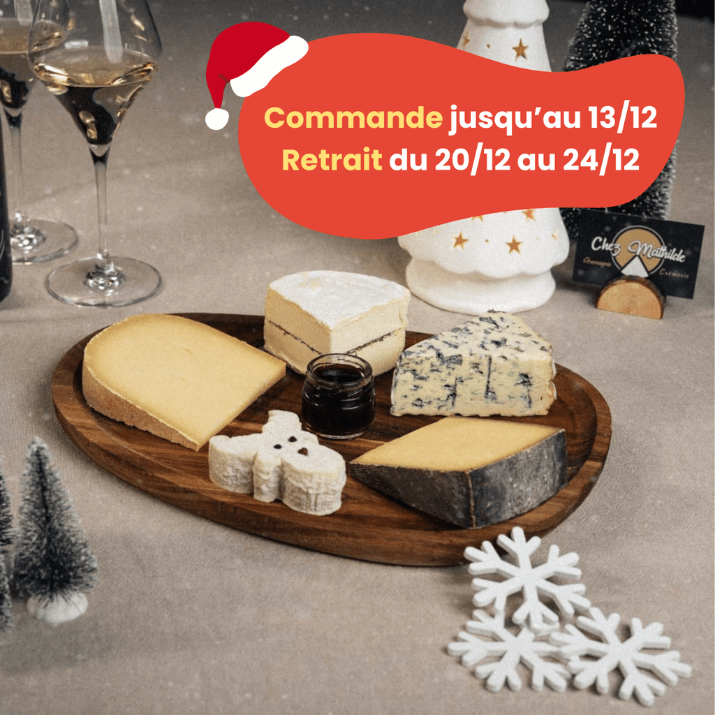 PRÉCOMMANDE Noël - Plateau de fromages - 4 pers. Fromagerie chez Mathilde vrac-zero-dechet-ecolo-balma-gramont