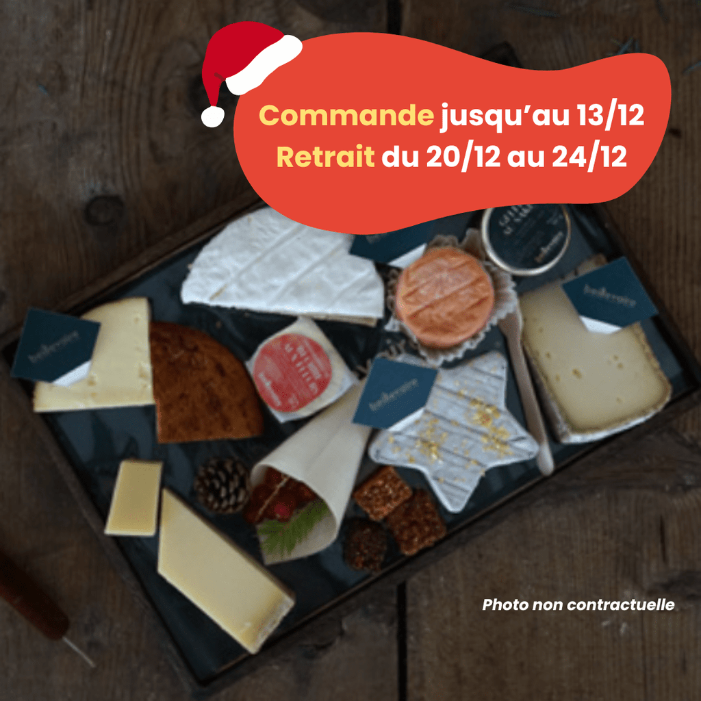 PRÉCOMMANDE Noël - Plateau de fromages 6/8 pers. Beillevaire vrac-zero-dechet-ecolo-balma-gramont