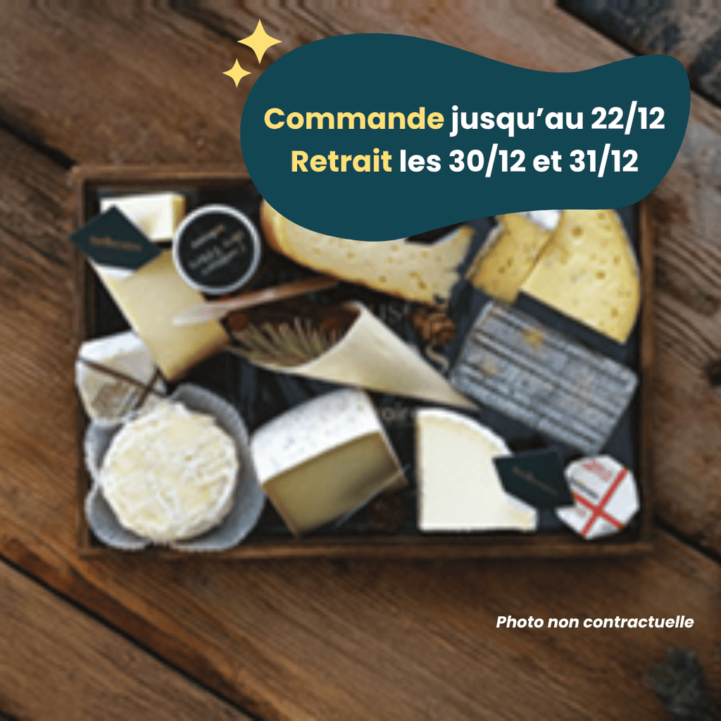 PRÉCOMMANDE Nouvel An - Plateau de fromages - 6/8 pers. Beillevaire vrac-zero-dechet-ecolo-balma-gramont