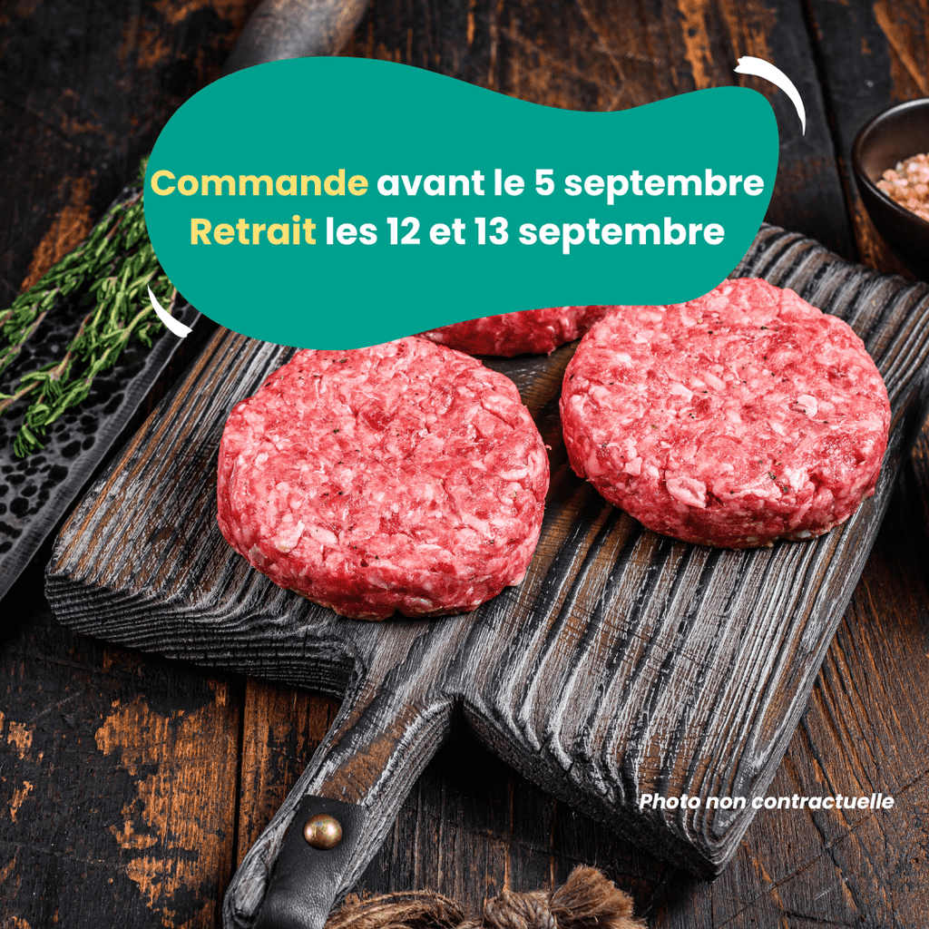 PRÉCOMMANDE Steaks hachés 8 pièces (1,2kg) Domaine des Tuileries vrac-zero-dechet-ecolo-balma-gramont