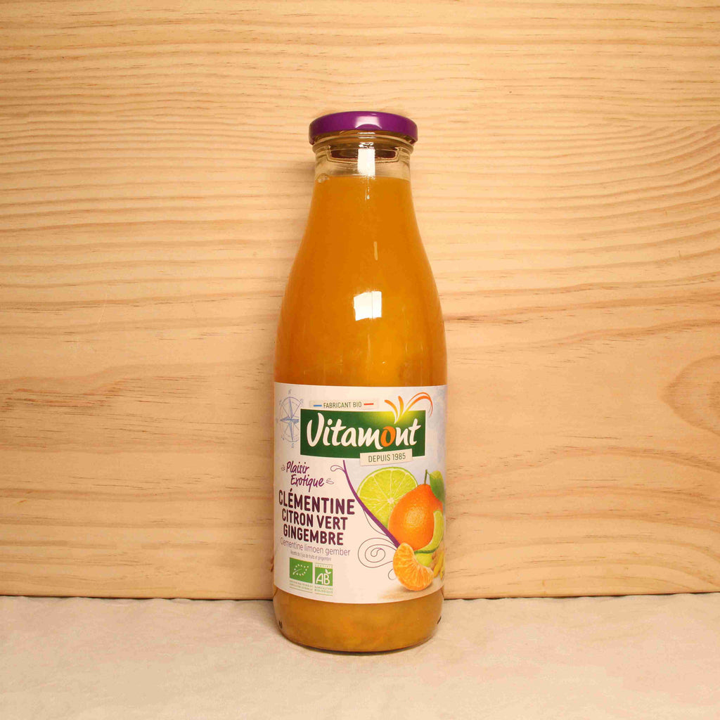 Pur jus clémentine citron vert gingembre BIO - 75cl Vitamont vrac-zero-dechet-ecolo-balma-gramont