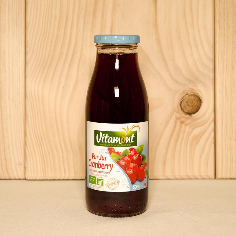 Pur jus de Cranberry BIO - 50cl - ANTIGASPI Vitamont vrac-zero-dechet-ecolo-balma-gramont