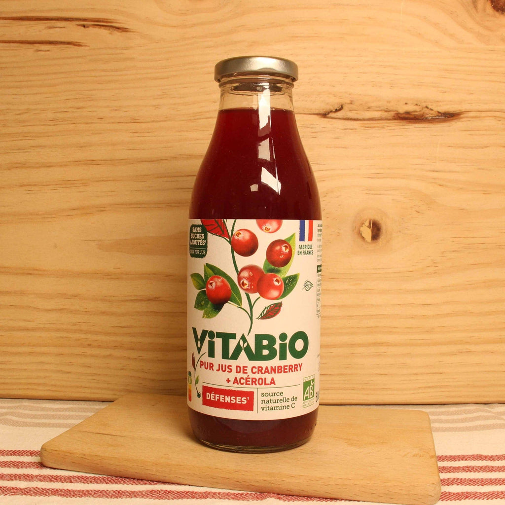 Pur jus de Cranberry - DEFENSES - 50cl Vitabio vrac-zero-dechet-ecolo-balma-gramont
