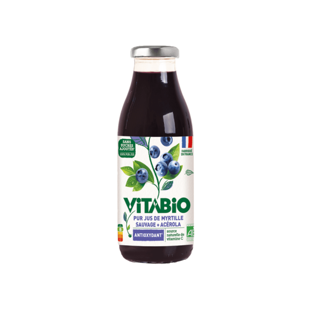 Pur jus de Myrtille Sauvage - ANTIOXYDANT- 50cl Vitabio vrac-zero-dechet-ecolo-balma-gramont