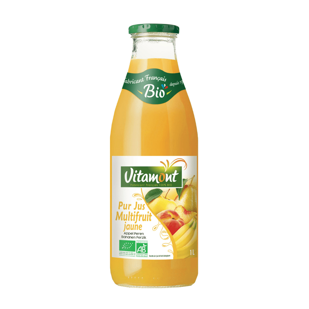 Pur jus multifruit jaune BIO - 1L Vitamont vrac-zero-dechet-ecolo-balma-gramont