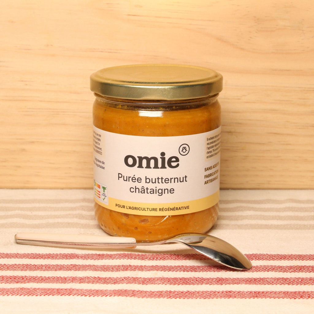 Purée butternut châtaigne Bio - 380g Omie vrac-zero-dechet-ecolo-balma-gramont