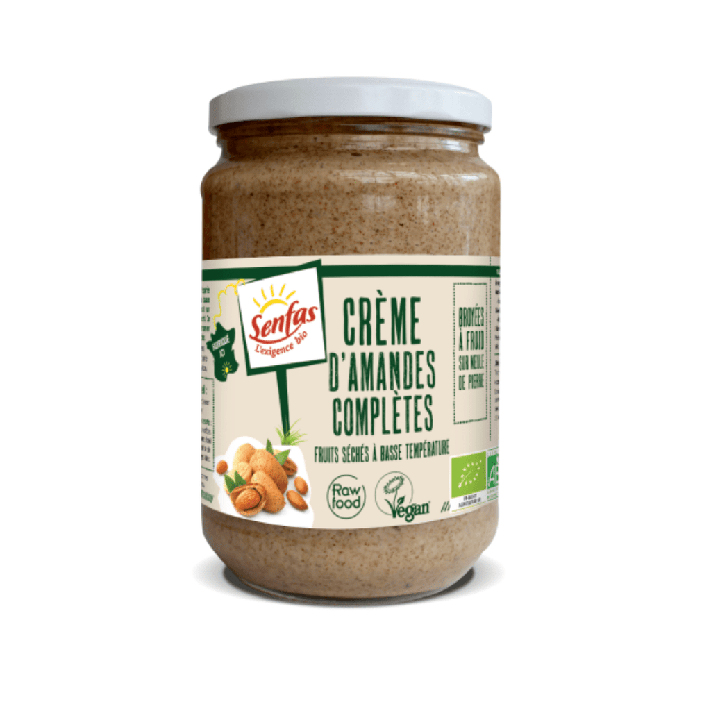 Purée d'amandes complètes BIO - 700g Senfas vrac-zero-dechet-ecolo-balma-gramont