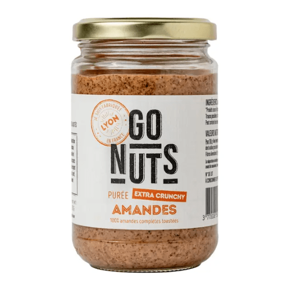 Purée d'amandes toastées crunchy BIO - 270g Go Nuts vrac-zero-dechet-ecolo-balma-gramont