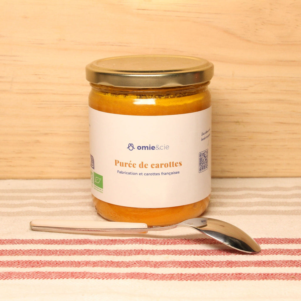 Purée de carottes des Charentes Bio - 380g Omie vrac-zero-dechet-ecolo-balma-gramont