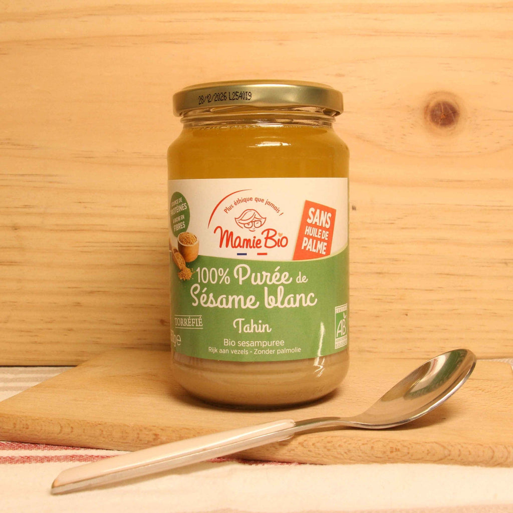 Purée de sésame tahin blanc BIO - 350g Mamie Bio vrac-zero-dechet-ecolo-balma-gramont
