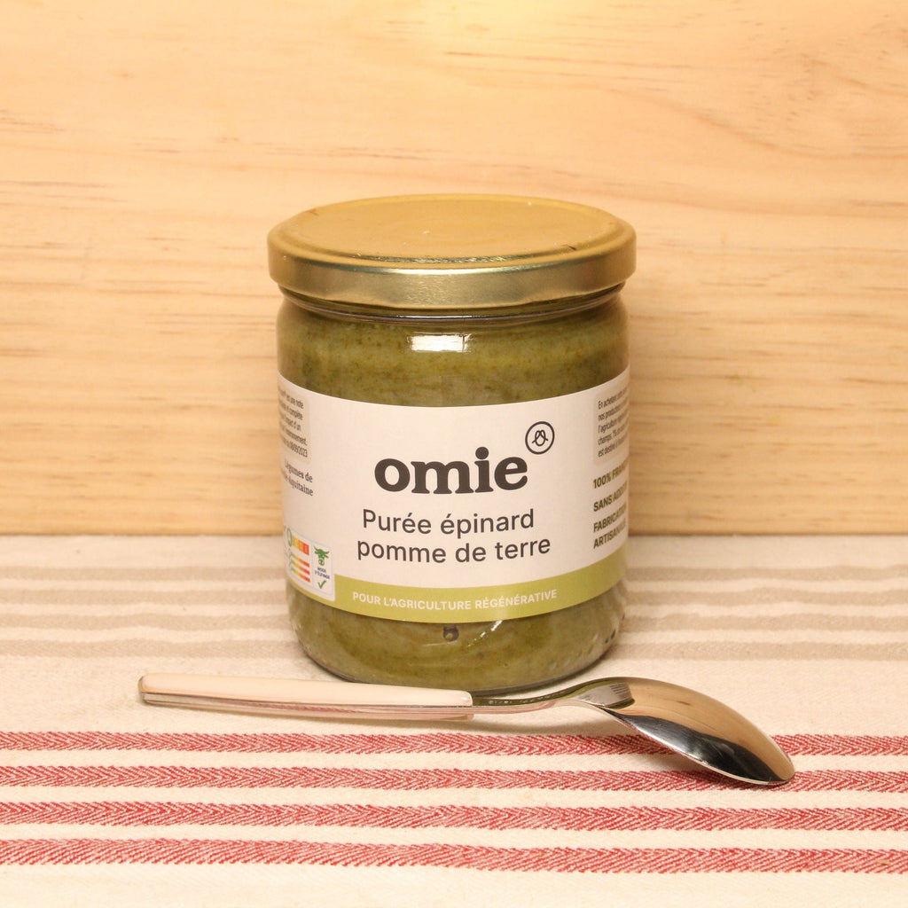 Purée épinard pomme de terre Bio - 380g Omie vrac-zero-dechet-ecolo-balma-gramont