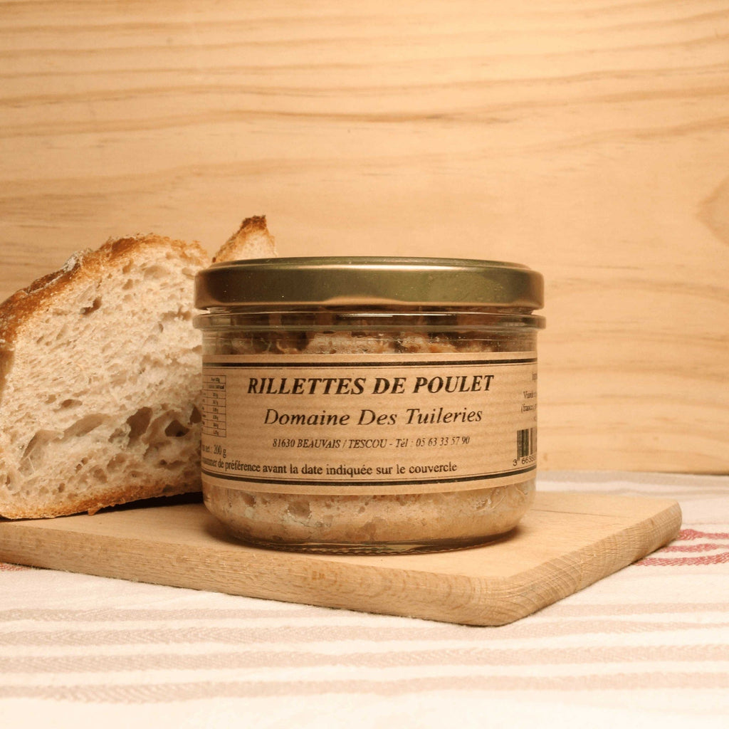 Rillettes de poulet - 200g Domaine des Tuileries vrac-zero-dechet-ecolo-balma-gramont