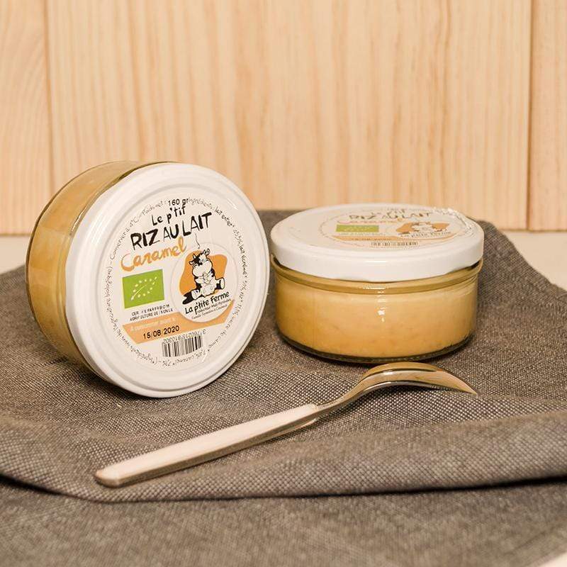 Riz au lait caramel BIO - 160g - ANTIGASPI La p'tite ferme vrac-zero-dechet-ecolo-balma-gramont