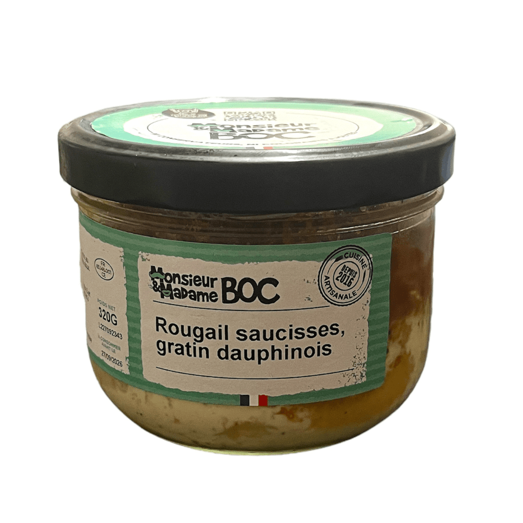 Rougail Saucisses, Gratin Dauphinois - 320g La Centrale du Bocal vrac-zero-dechet-ecolo-balma-gramont