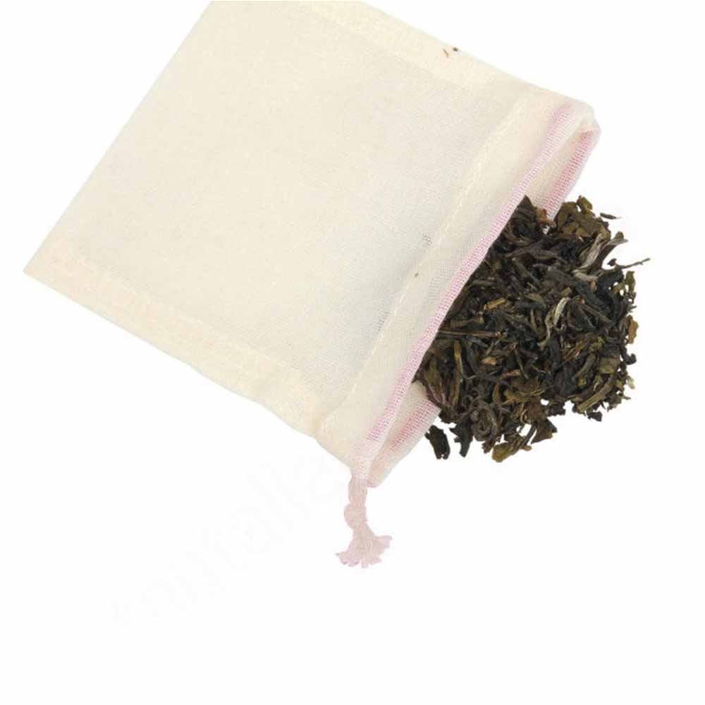 Sachet de thé réutilisable en coton BIO - lot de 5 Ecodis vrac-zero-dechet-ecolo-balma-gramont